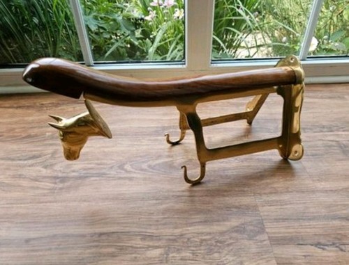 Edler sattelhalter messing - sattelhalter,