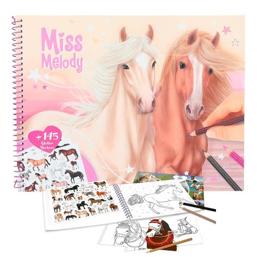 Miss melody colouring book - melody,