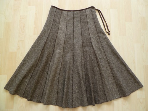 Tweedrock bahnenrock damen - tweedrock,