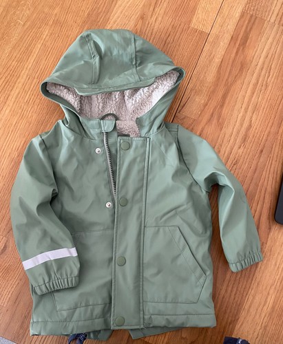 Regenjacke mit teddyfutter - regenjacke,