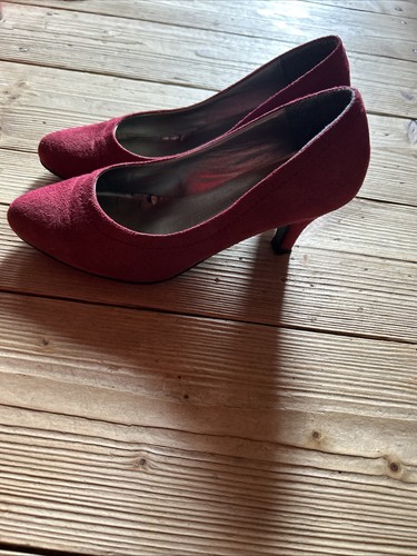 Rote pumps velour 37 - rote,