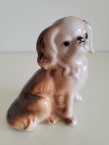 Hund porzellan figur trauriger - figur,