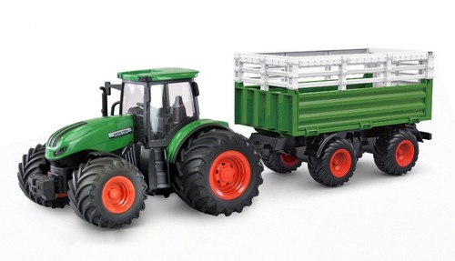 Traktor mit viehanhänger - viehanhänger, +