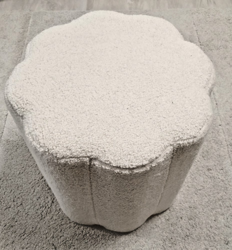 Sitzpouf hocker blumenform - sitzpouf,