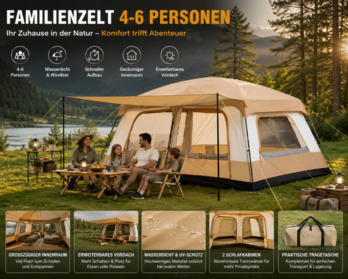 Familienzelt personen - familienzelt,