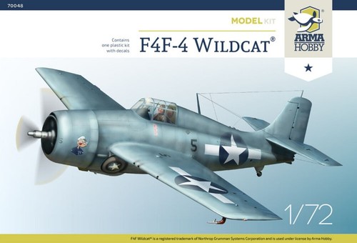 F4f wildcat model kit - wildcat, 1:72