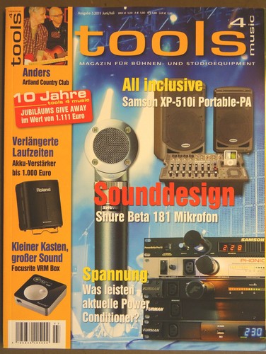 Tools4music 2011 shure - 3.2011, beta