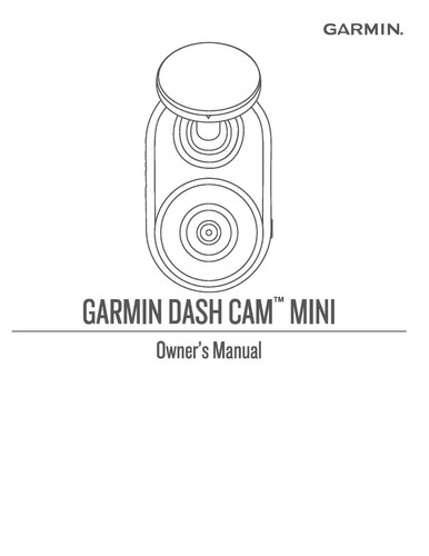 Garmin dash cam mini - dash,