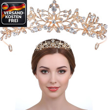Strass kristall tiara diadem - kristall,