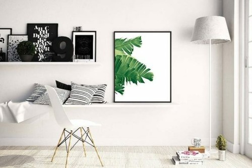 Bananenblatt poster kunstdruck - poster,