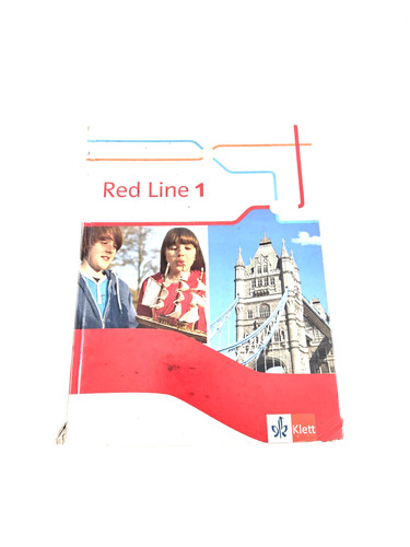 Red line englisch - red, 1