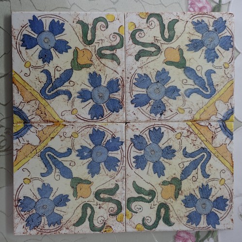 Antike fliesen 13x13 floral - 4,