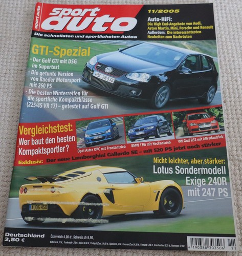Sport auto 2005 lotus - sport, 11/2005