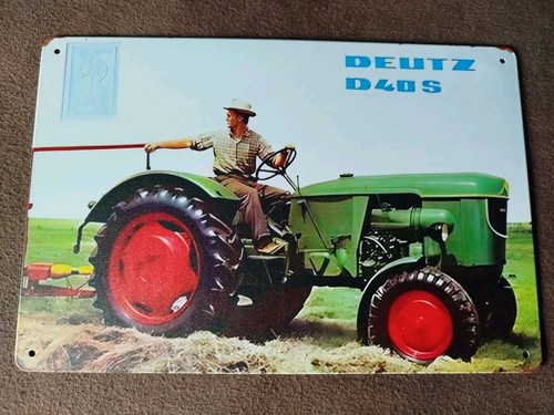 Blechschild deutz s - 40,