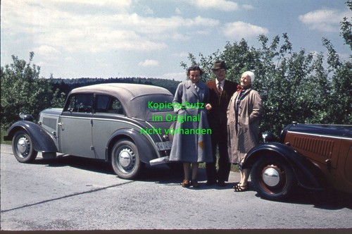 Dia original oldtimer auto - dia,