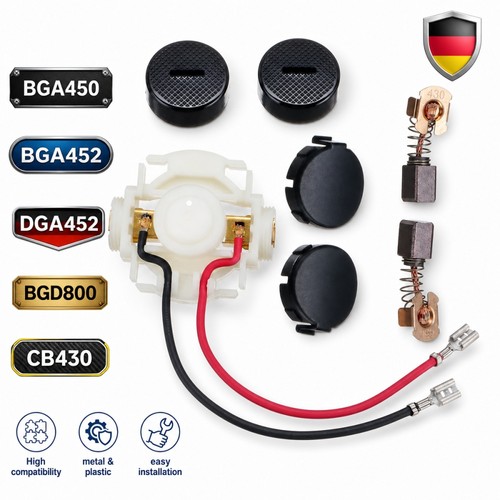 Kohlebürsten kappe set - set, 7