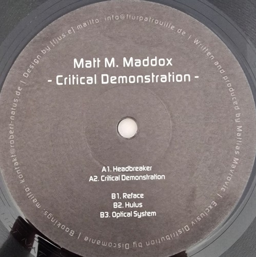 Matt maddox critical - m.,