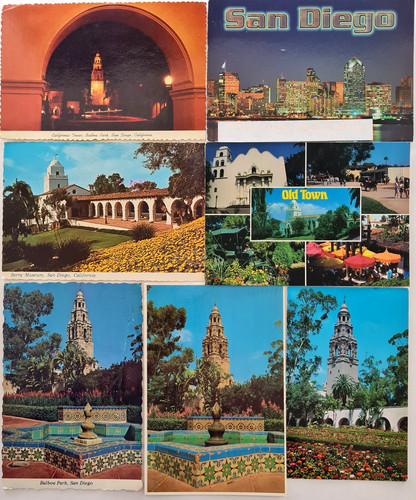 Postkarten lot san diego - postkarten, 7