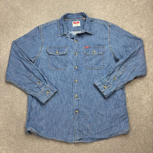 Wrangler jeanshemd erwachsene - wrangler,