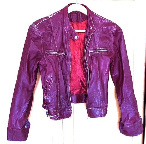 Leichte damen lederjacke - lederjacke, echt