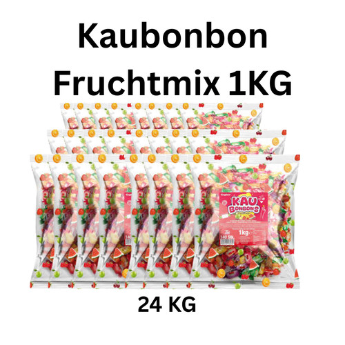 24kg kaubonbon fruchtmix - 24kg,