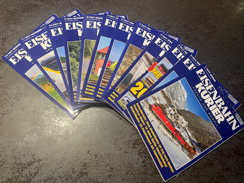 Eisenbahn kurier jahrgang - eisenbahn, 2017