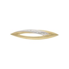 Bicolor tuchnadel brosche - bicolor, tuchnadel-brosche