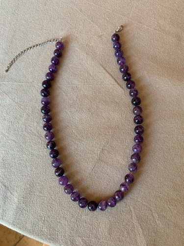 Kette amethyst perle - amethyst, perle,
