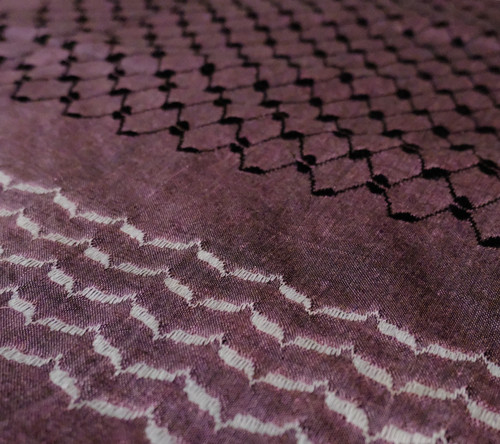 Purple gray pink - gray, kufiya