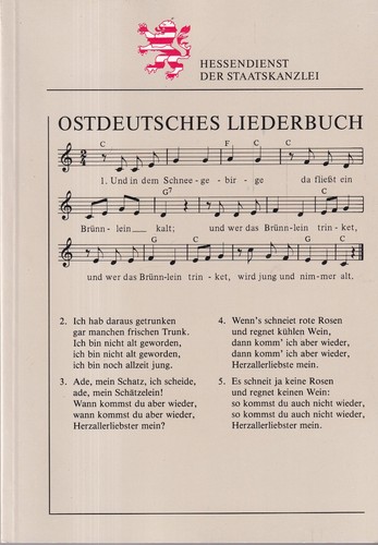 Ostdeutsches liederbuch alte - liederbuch, :