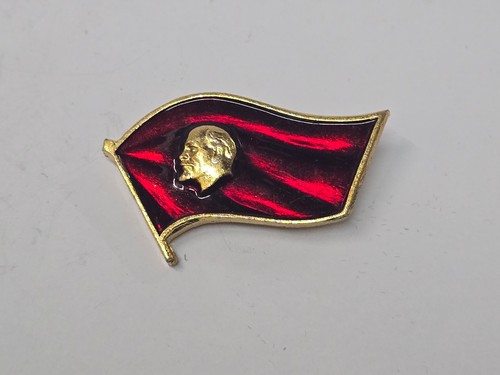 Udssr lenin fahne emaille pin - fahne,