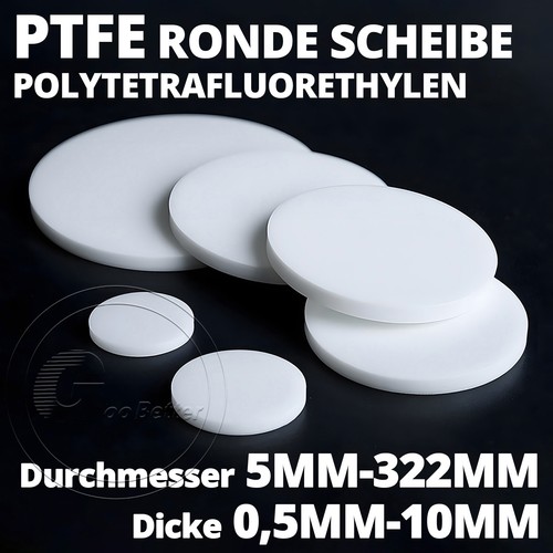 Rund ptfe platte - platte, kunststoff