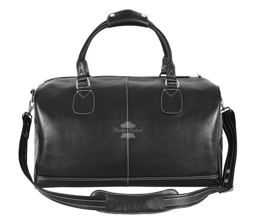 Holdall schwarze leder - "holdall",