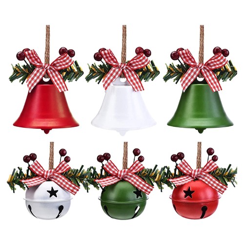 6pcs bells christmas - christmas, tree