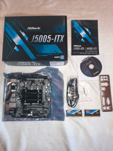 Asrock j5005 itx bundle 16gb - asrock,