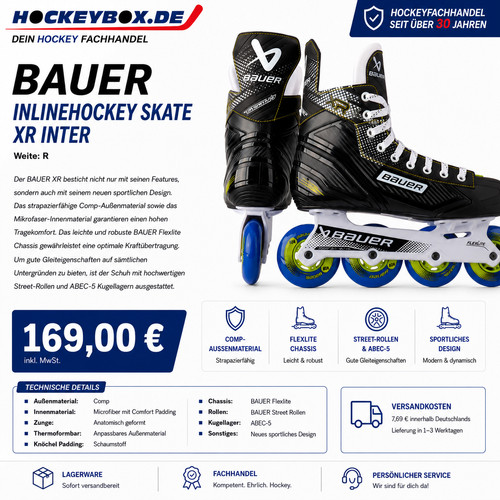 Bauer inter inlinehockey - bauer,
