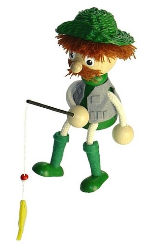 Schwingfigur angler - schwingfigur,