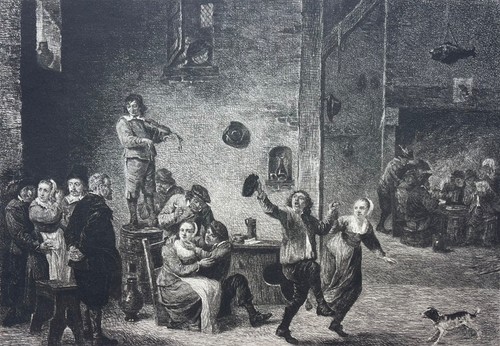 Ménetrier und der geiger - le,