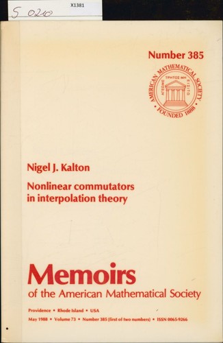 Nonlinear commutators - , in