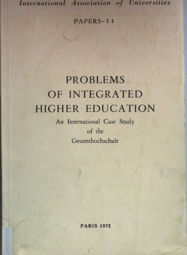 Problems integrated higher - problems, of