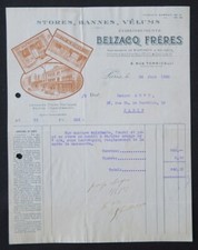 Rechnung 1930 paris store - rechnung,