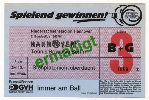 Ticket hannover 96 - ticket,