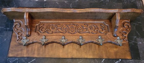 Wandgarderobe aus eichenholz - wandgarderobe,