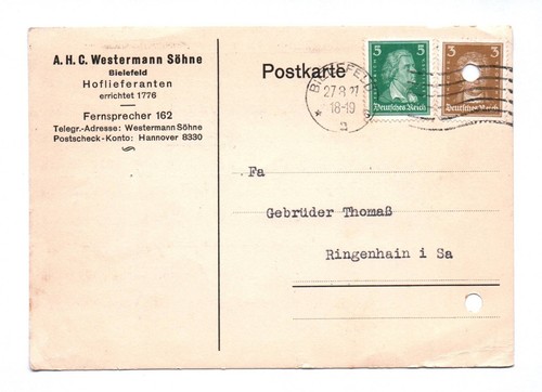 Postkarte c westermann - h.,