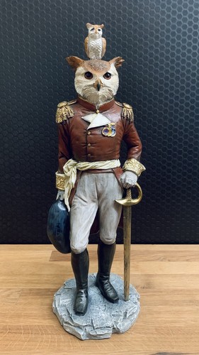 Figur eule 38cm uhu - figur,
