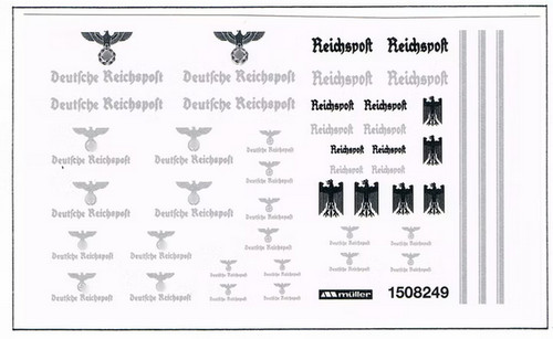 Decals deutsche - 1:87,