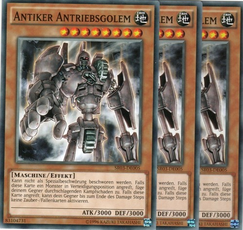 Yugioh antiker - 3x,