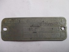 Nameplate mercedes ponton w120 - nameplate,