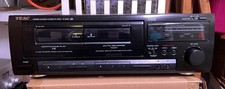 TEAC W-600R Doppelkassetten tapedeck,schwarz