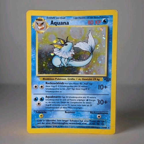 Aquana holo pokemon karte - aquana,